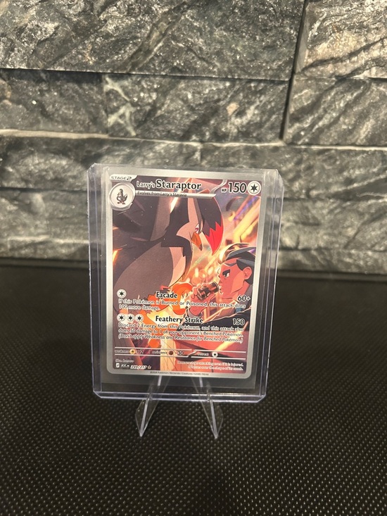 Pokemon Other - Pokemon‎ Larry’s Staraptor 249/217 illustration Rare Holo from Ascended Heroes